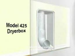 The Dryerbox Recessed Dryer Vent Box