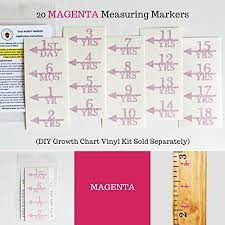 Add On Diy Vinyl Growth Chart Ruler Height Marker Arrows