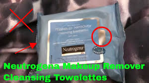 how to use neutrogena makeup remover