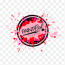 paint gal makeup studio cosmetics logo
