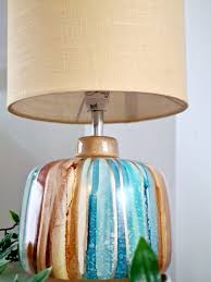 Hand Painted Table Lamp Ceramic Table