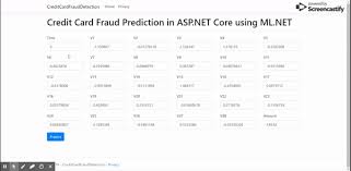 That is, the model will work better on detect so, in summary: Credit Card Fraud Detection In Asp Net Core Using Ml Net
