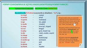 Czasowniki Statyczne I Dynamiczne Angielski - Czasowniki dynamiczne i statyczne - język angielski - stative and dynamic  verbs by English is FUN