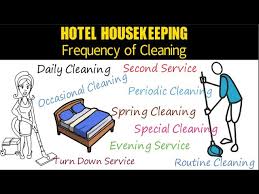 hotel housekeeping cleaning frequency