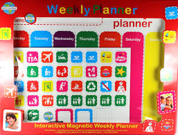 Interactive Magnetic Weekly Planner Books Gifts Direct
