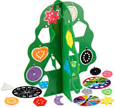 Buy Skoolzy 3 In 1 Christmas Tree Game 25 Piece Set - Color Matching  Ornaments Counting Toys for Toddlers Shape Sorter Puzzle Kids Learning  Activities Includes Spinning Cards, Sensory Shapes Buttons, Tree