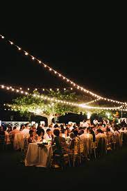 how to illuminate your outdoor wedding