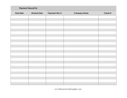 Keep Track Of Payments Received By A Business With This Printable