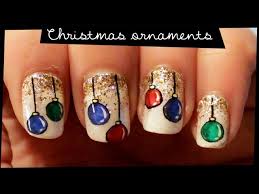 christmas ornaments nail art you