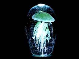 Murano Glass Jellyfish Glow In The Dark