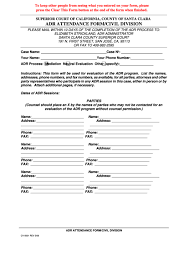 Fillable Form Cv 5001 Adr Attendance Form Printable Pdf