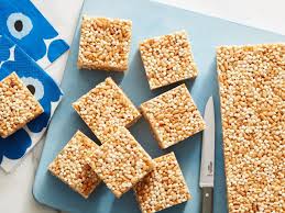 puffed millet and brown rice treats