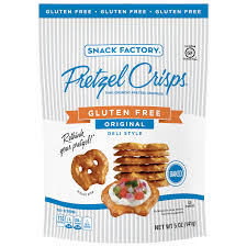 We might assume that most packaged snacks have gluten since we think that they would have additives or fillers. Gluten Free Original Pretzel Crisps Pretzel Crisps