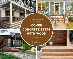 Cover Concrete Steps With Wood