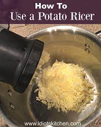 how to use a potato ricer s kitchen