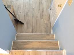 The product is used on stair steps, stair landings and elevated floor perimeters. 600sqft Of Konecto Vinyl Plank Custom Stair Nose Installation By Shore Floors 302 249 6617 Vinyl Stair Treads Stairs Stair Remodel