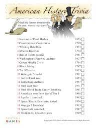 Our trivia blogs are a hit. Printable American History Trivia Quiz Questions And Answers