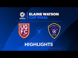 elaine watson cup final uqfc vs