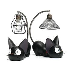 Cute Black Kitty Cat Lamp Freakypet
