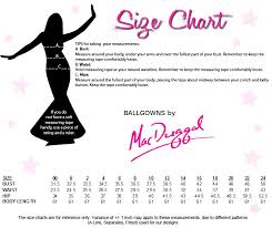 Ball Gowns By Mac Duggal Size Chart