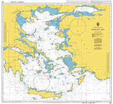 Admiralty Chart 180 Aegean Sea