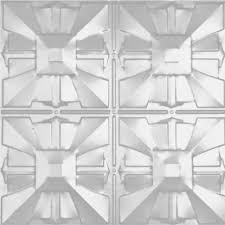Our decorative ceiling panels are available in a range of sizes. Shanko 2 Feet X 4 Feet White Finish Steel Nail Up Ceiling Tile Design Repeat Every 12 Inch The Home Depot Canada
