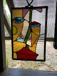 Arts And Crafts Stained Glass Abstract