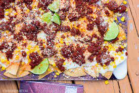 Spicy Mexican Street Corn Nachos Football Party Tutorial gambar png
