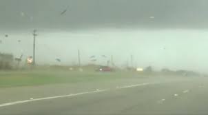 Texas tornado: Video shows truck being ...