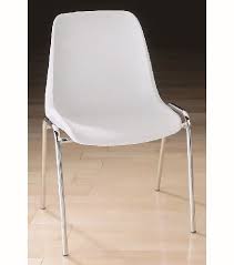 48 x 86 x 56 cm Stuhl Verchromt Mit Kunststoff Sitzschale Lichtgrau 201082 Gunstig Kaufen