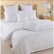 cotton white hotel bed sheet for home