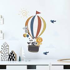 hot air balloon wall stickers for