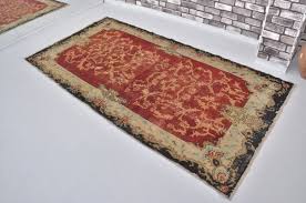 kurdish decorative wool rug 1960s for