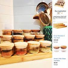 Kmart Spice Rack Spice Jars
