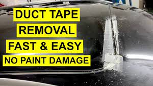 remove duct tape residue from car
