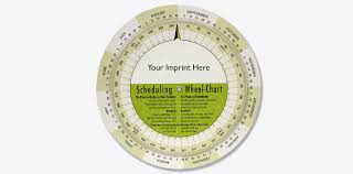 Imprint Able Scheduling Wheel