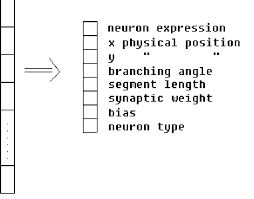parameters specified in an organism s