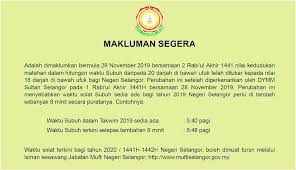 Masa salat muslim di kuantan hari ini, fajr, dhuhr, asr, maghrib & isha'a. Waktu Subuh Di Selangor Lewat 8 Minit Bermula Esok 29 Nov 2019 Carigold Forum