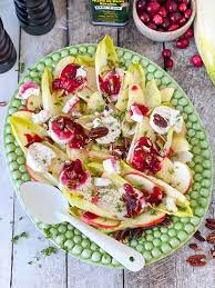 Witlof salade met geitenkaas en cranberry | Recept | Betty's Kitchen