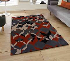 fl pattern hand tufted wool carpet