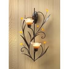 Enjoy free shipping on most stuff, even they're made of metal in a blackened bronze finish and feature an open rectangular backplate accented by wall sconces candle holder can hold one candle on each. Bronze Candle Sconce Wayfair