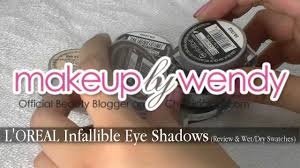 l oreal infallible eye shadow review