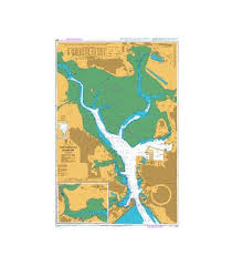 British Admiralty Nautical Chart 2631 Portsmouth Harbour