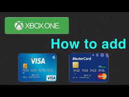 xbox one how to add a credit debit card