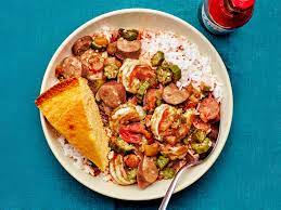 shrimp and okra with sausage recipe