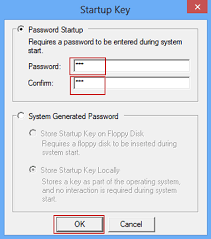 change startup pword in windows 8