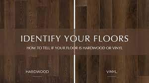 your floor is hardwood or vinyl