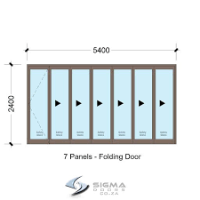 Panel Aluminium Sliding Folding Door