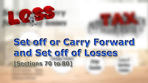 Set Off Or Carry Forward And Set Off Of Losses Sections 70