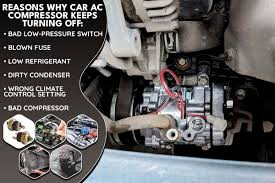 car ac compressor won t stay on why